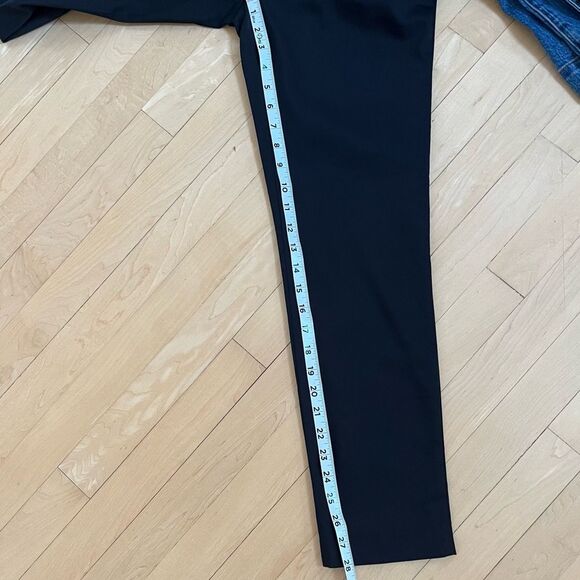 LES COPAINS Casual Slim Tapered Leg Pants In Black S - Picture 12 of 16